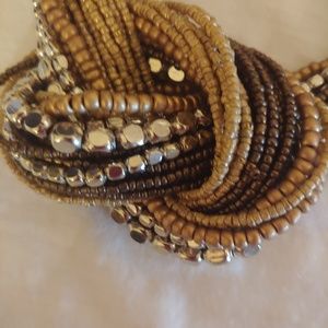 "Soft Surroundings" Gorgeous multi strand necklace